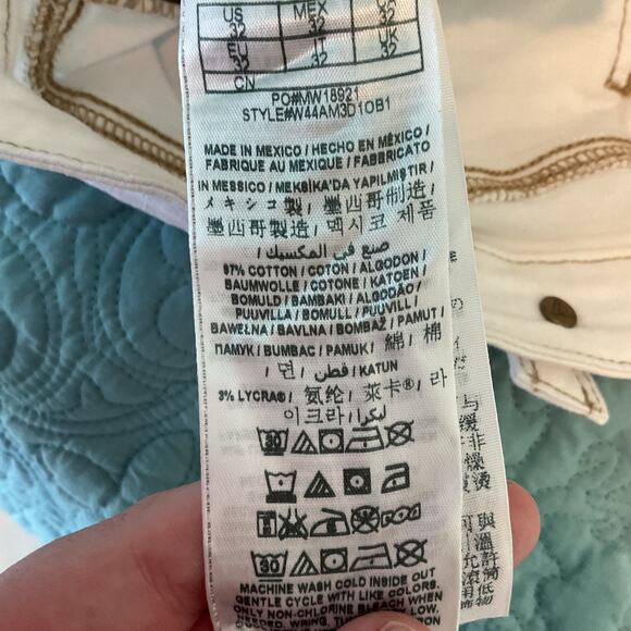 Guess Jeans American Tradition Womens Original Design Overalls Bibs White 32 - Picture 13 of 16